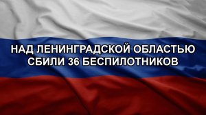 Над Ленинградской областью сбили 36 беспилотников