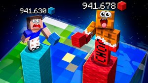 У КОГО ВЫШЕ СТОЛБ! МАЙНКРАФТ - (ВЛАДУС) #Minecraft #Майнкрафт