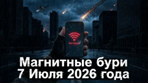 Магнитные бури 7 Июля 2026 года: Прямой удар Солнца, который мы не забудем
