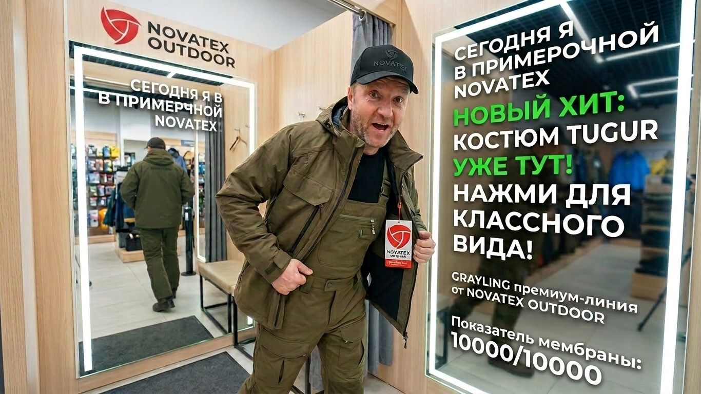 Мне бросили ВЫЗОВ!  Распаковка и примерка неубиваемого костюма ТУГУР от Novatex.