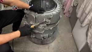 Electrolux 10 кг замена крестовины и подшипников Разборка и сборка