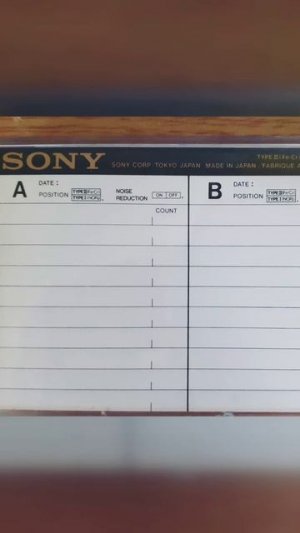 SONY FeCr 90 1978 #аудиокассета