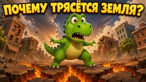 Почему бывает землетрясение? 🌍 Дино Рекс раскрывает тайны нашей планеты