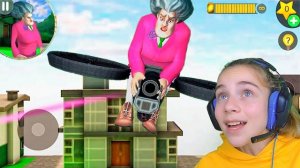 Мисс Ти УЛЕТЕЛА Злая Учительница Scary Teacher 3D