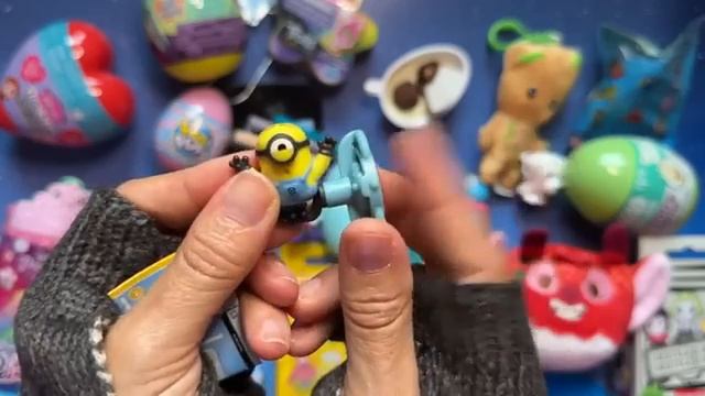 Невероятно приятная распаковка игрушек и сюрпризов в пасхальных яйцах (ASMR)