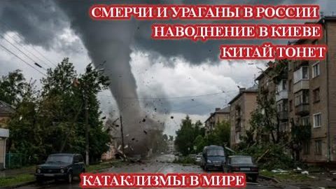 СМЕРЧИ❗ УРАГАНЫ И ОГРОМНЫЙ ГРАД В РОССИИ❗ смотреть онлайн