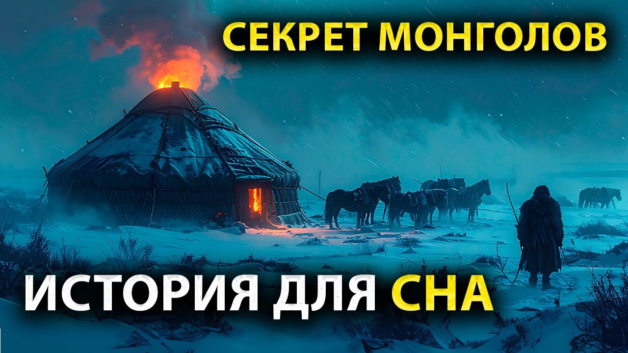 Как Переживали Зиму Монголы: Сон в Юрте среди Морозов | История для сна смотреть онлайн