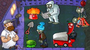 Растения против Зомби PvZ Hybrid Remake v0.24 битва прохождение топ