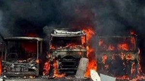 Российские войска атаковали станцию технического обслуживания (СТО) в Павлограде, после атаки на ста