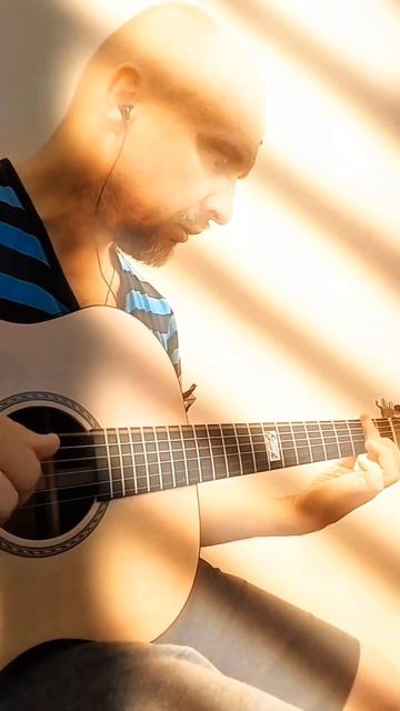 Фрагмент пьесы для гитары - Guitar piece fragment смотреть онлайн