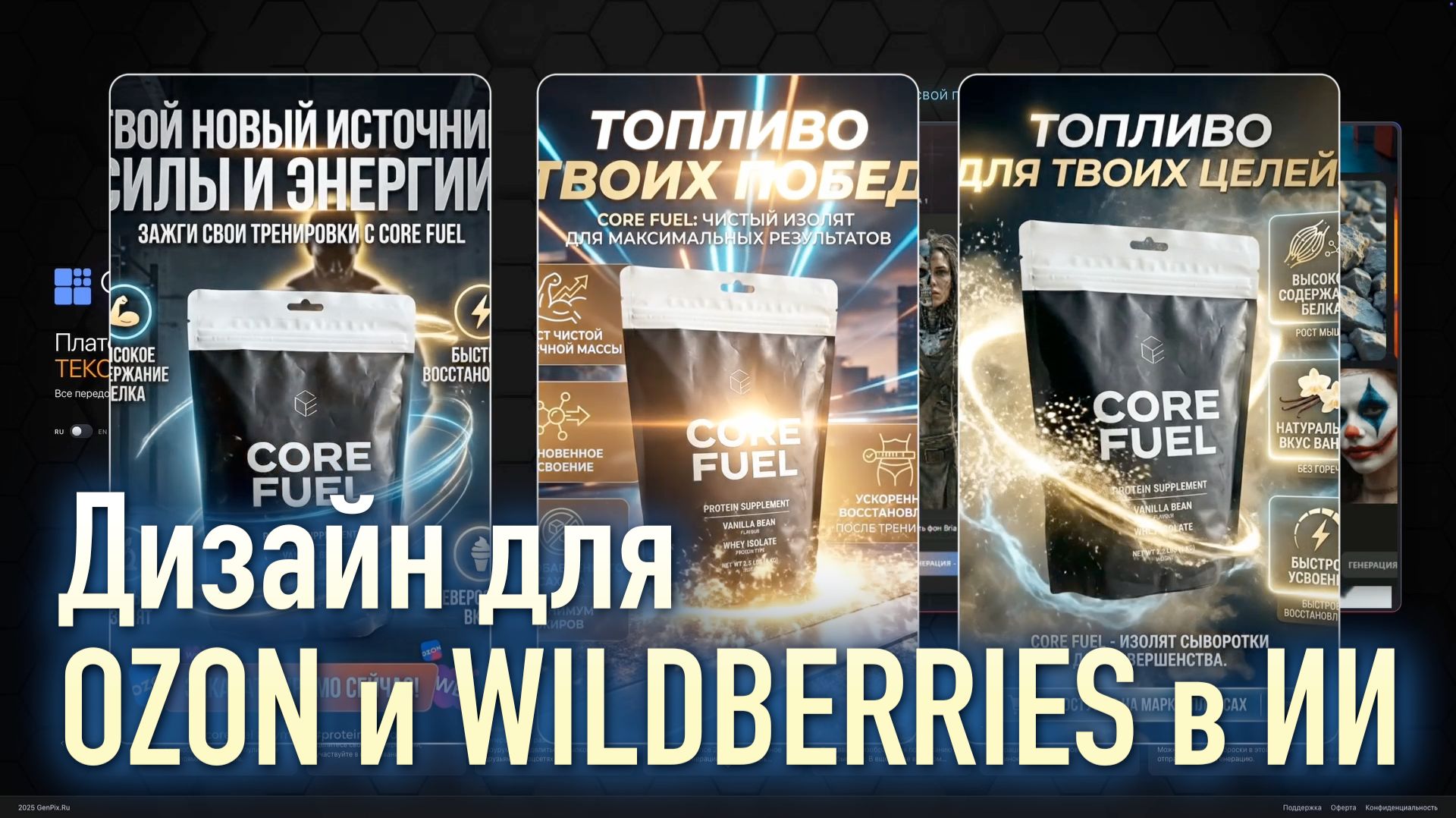 Как создать яркую карточку товара для Ozon и Wildberries через нейросеть? смотреть онлайн