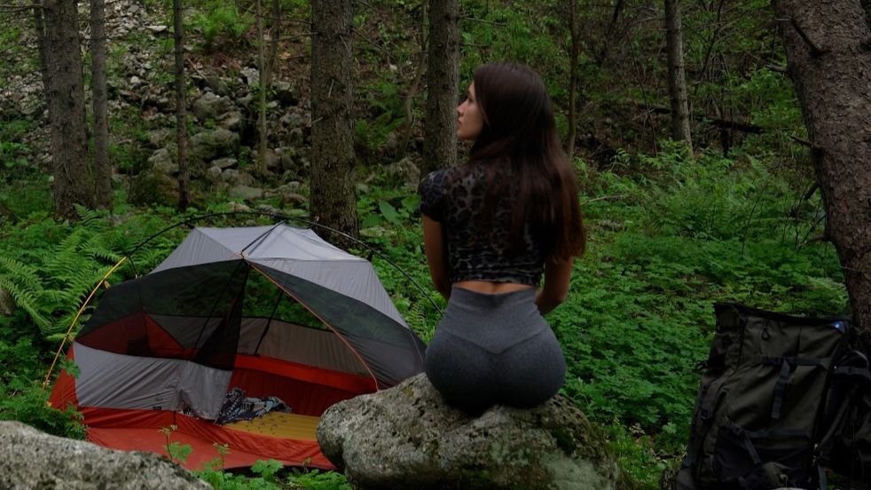 Один день в дикой природе Аляски. Горы, водопады и костер. ASMR