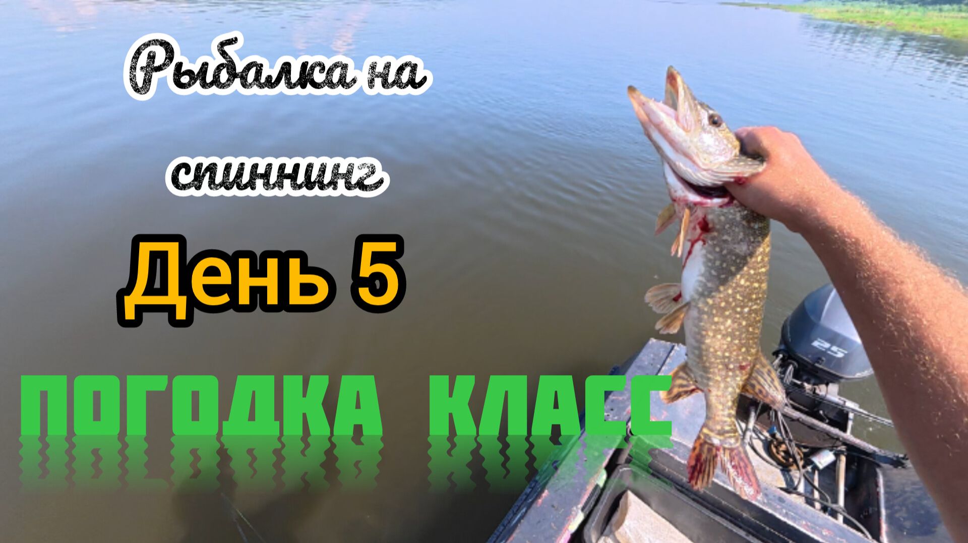Рыбалка на спиннинг. 2026. День 5 Погодка шепчет, щука ловится!