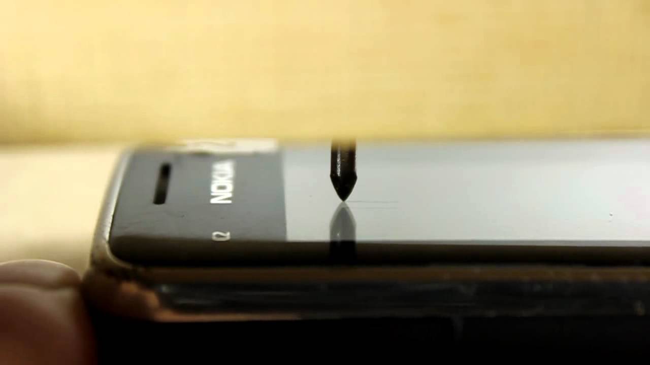 TechnoCrash#37: Nokia C2-01: Scratching the screen at the force of 300 (0.66 lbs) смотреть онлайн