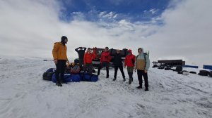 Группа Клуба 7 Вершин «Пульс 169» поднялась на приюти провела тренировку на склонах Эльбруса