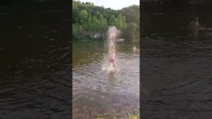 Аква-УРАУ у зеркального водопада Авзан, Архангельский р-н, Республика Башкортостан