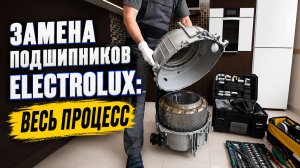 Electrolux EWG12740W - Замена подшипников. Полный разбор стиральной машины.