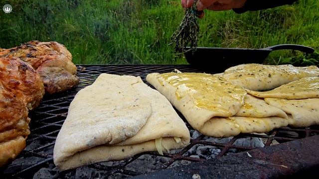 Chicken Caesar Sandwich The Ultimate Forest Feast (ASMR) смотреть онлайн
