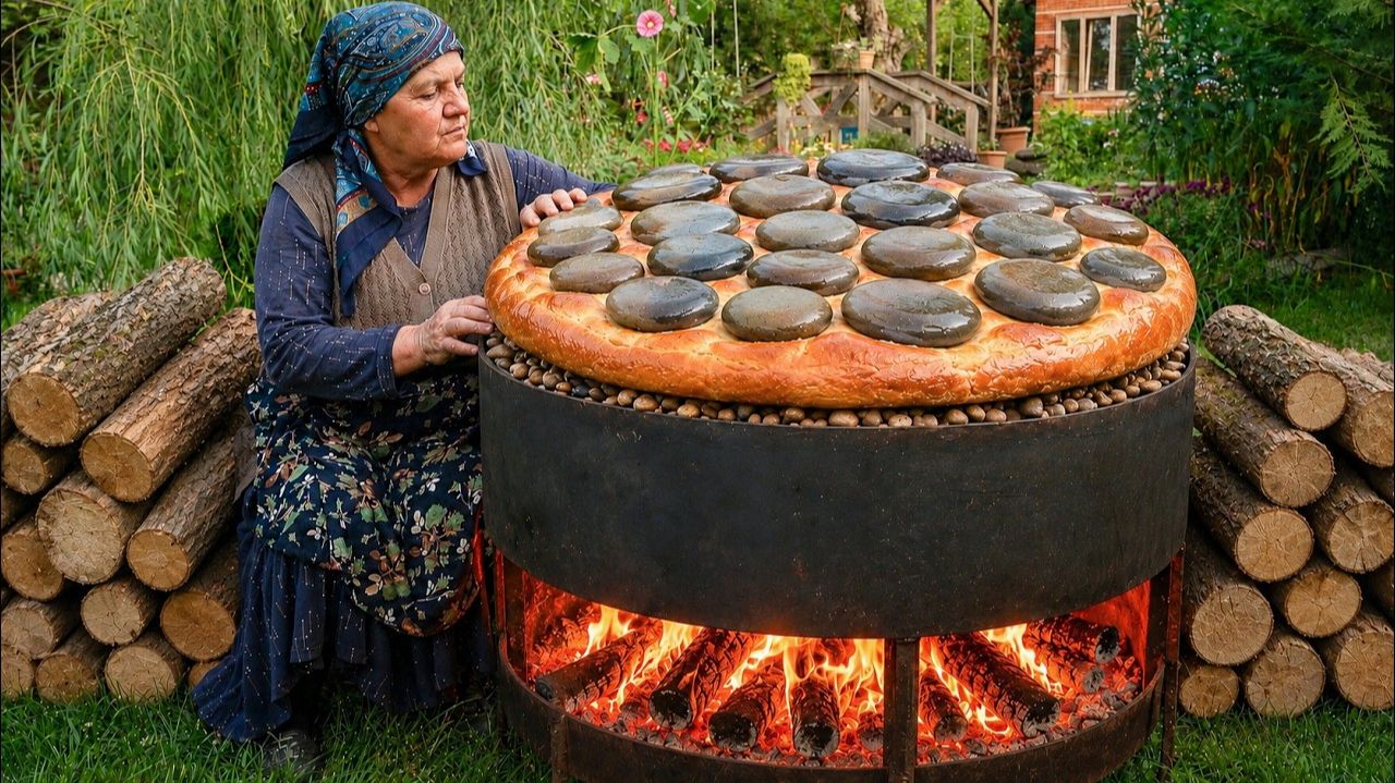 Мясной Пирог на Горячих Камнях 🔥🥩