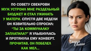 Муж устроил мне раздельный бюджет, но уже через 2 недели сильно пожалел об этом
