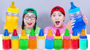 Большая бутылка желе-конфет Напиток Мукбанг ДОНА DONA