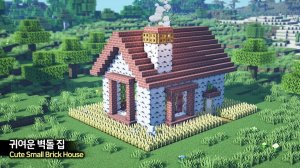 🧱 Строим симпатичный кирпичный домик 🏡. ⛏️Гайд по Постройке