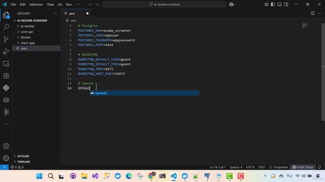 1 - Setup .env File смотреть онлайн
