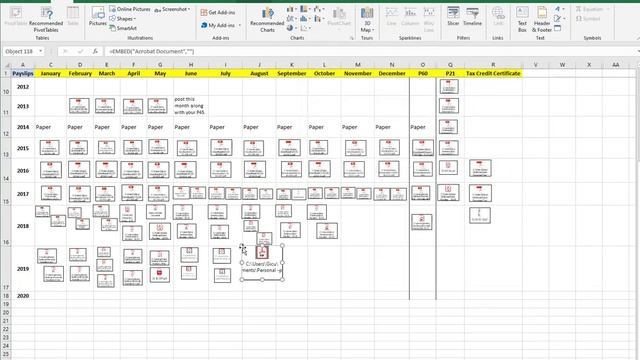 Excel insert objects tips смотреть онлайн