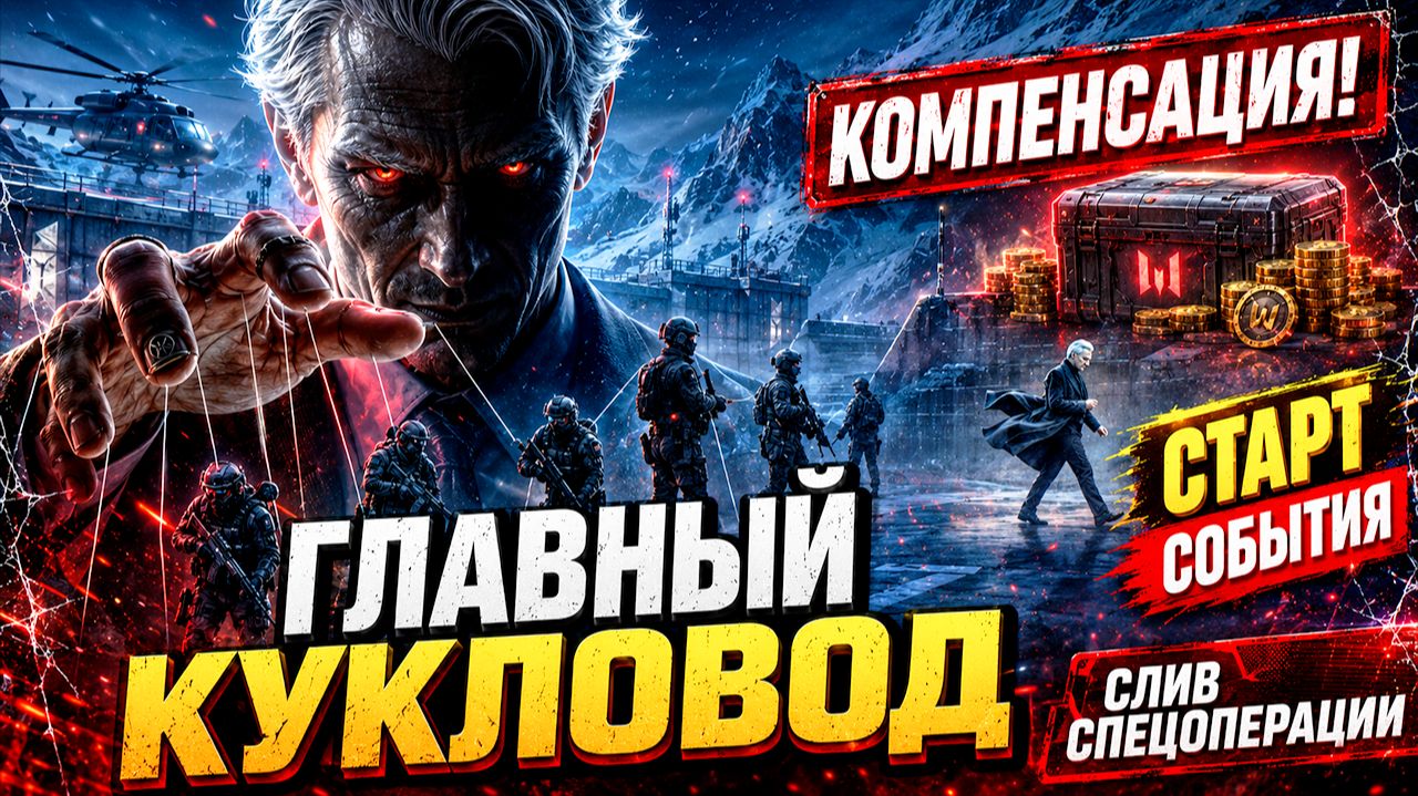 ГЛАВНЫЙ КУКЛОВОД WARFACE, КОМПЕНСАЦИЯ, СТАРТ СОБЫТИЯ - СЛИВ СПЕЦОПЕРАЦИИ смотреть онлайн