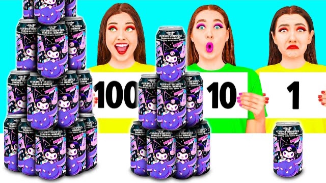100 Слоев Еды Челлендж | Удивительные Кухонные Трюки смотреть онлайн