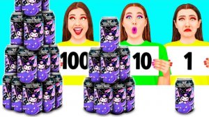 100 Слоев Еды Челлендж | Удивительные Кухонные Трюки