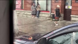Столицу Башкирии накрыл мощный град