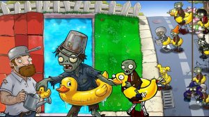Растения против Зомби PvZ Hybrid Remake v0.24 Plants vs Zombies ПвЗ битва прохождение топ