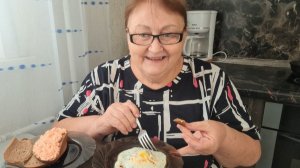 Завтрак. Такие яйца может готовить только мой муж, а теперь и я! Компот из крыжовника. Распаковка.