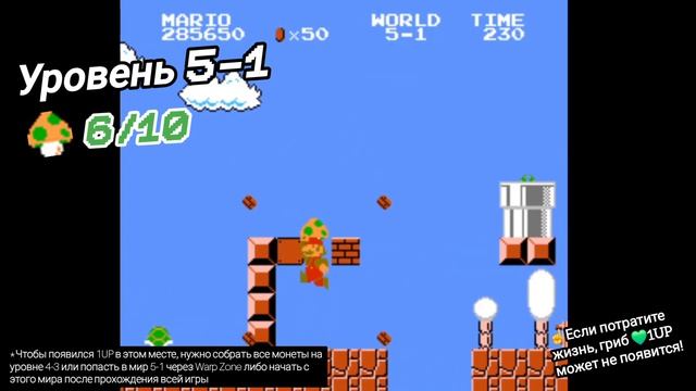 ГДЕ СПРЯТАНЫ ВСЕ ЖИЗНИ? Все 💚1UP Грибы Марио (Денди) смотреть онлайн