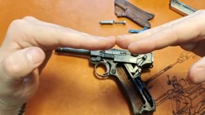 Люгер П08 подробный разбор конструкции