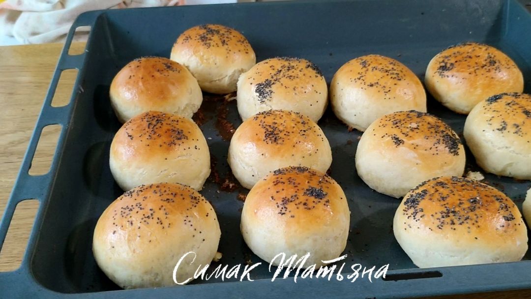 Воздушные булочки для бургеров