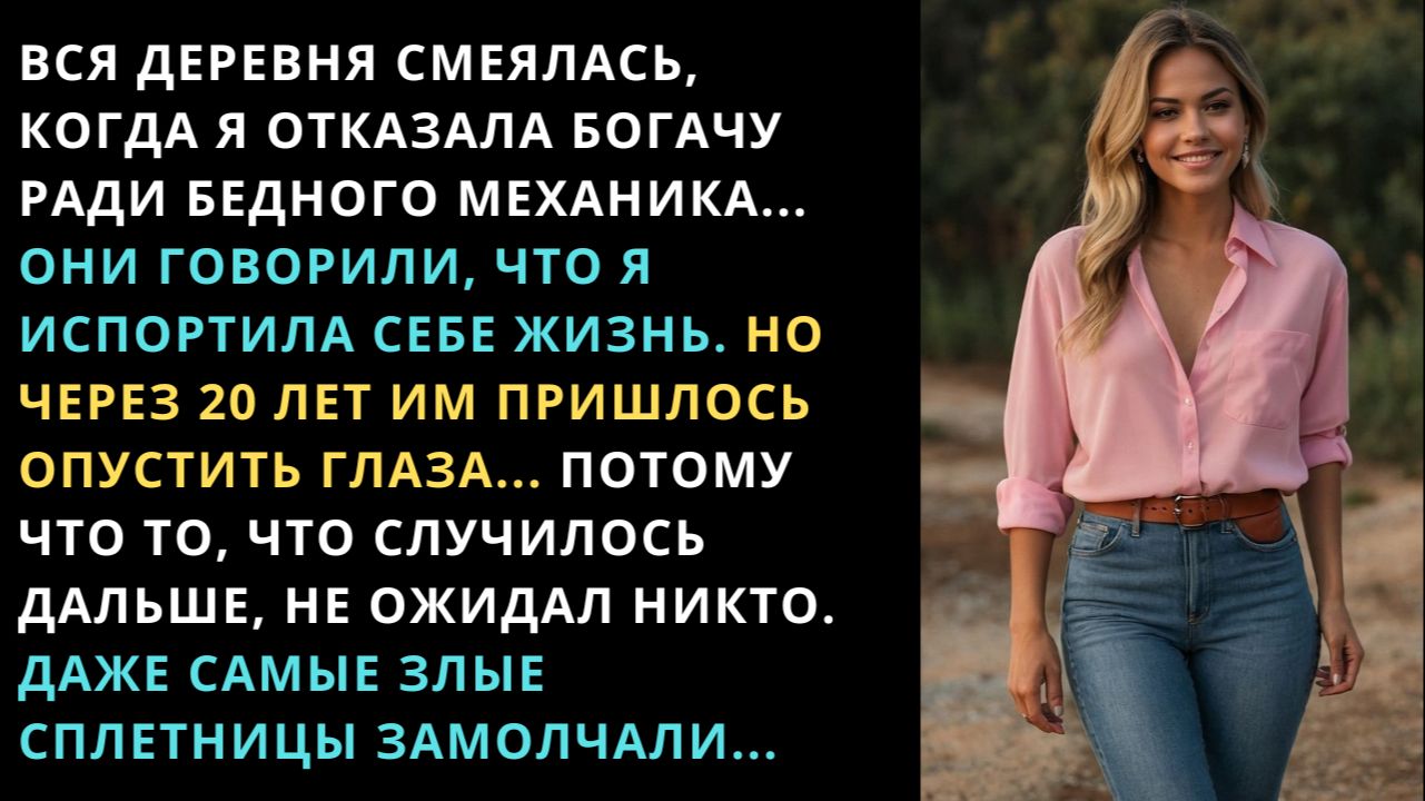 «Вся деревня крутила пальцем у виска!» Вышла за нищего механика, а через 20 лет | Жизненные истории