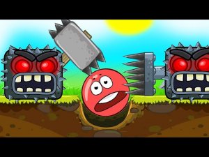 WOW ! INCREDIBLE RED BALL ANIMATION 4 . New cartoon about the ball.