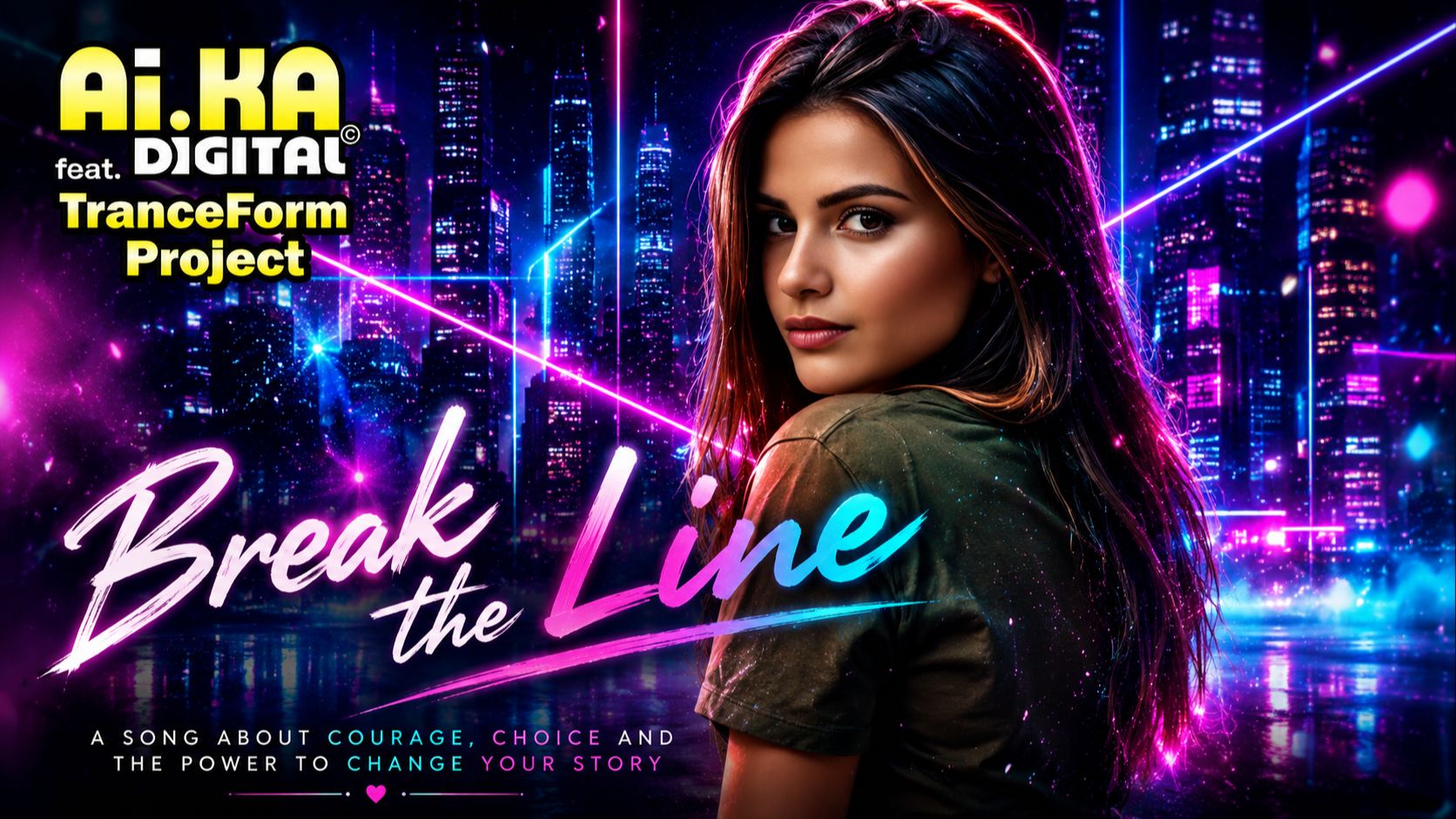 Break the Line - AI.KA Digital Singer feat. TranceForm Project смотреть онлайн