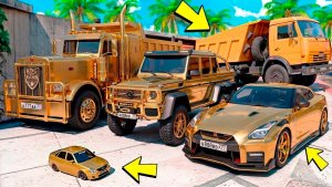 Угнал кучу золотых чит тачек у мажора в GTA 5! Битва воров в ГТА 5 Онлайн!
