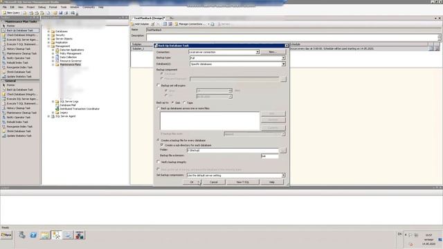 MS SQL Server 1c программиста! #1 Планы обслуживания 1с sql: backup смотреть онлайн