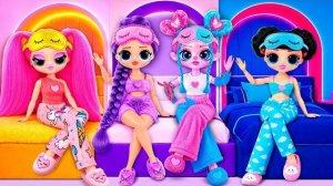 Кейпоп Охотницы на демонов: Пижамная Вечеринка! Поделки для кукол с Лали