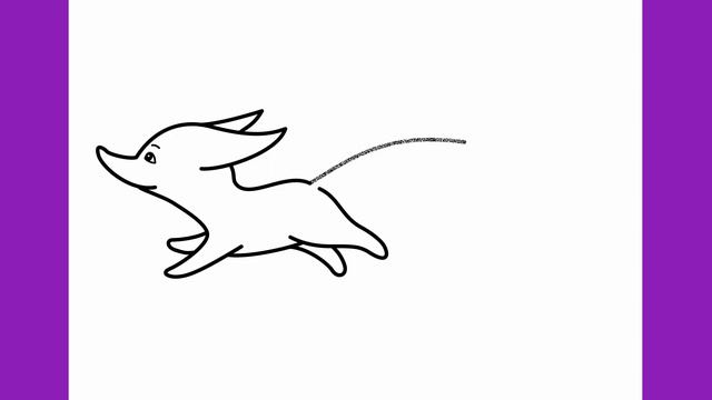 HOW TO DRAW A FOX RUNNING EASY смотреть онлайн
