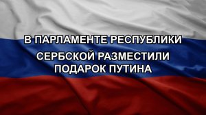 В парламенте Республики Сербской разместили подарок Путина
