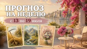 🐬ПРОГНОЗ ЛЕНОРМАН НА НЕДЕЛЮ 13-19 ИЮЛЯ. Энергия недели. Деньги. Эмоции. Окружение.