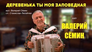 «ДЕРЕВЕНЬКА ТЫ МОЯ ЗАПОВЕДНАЯ» ❤️ Поёт под баян Валерий Сёмин 🔥🔥🔥 Красивая песня о деревне ❤️