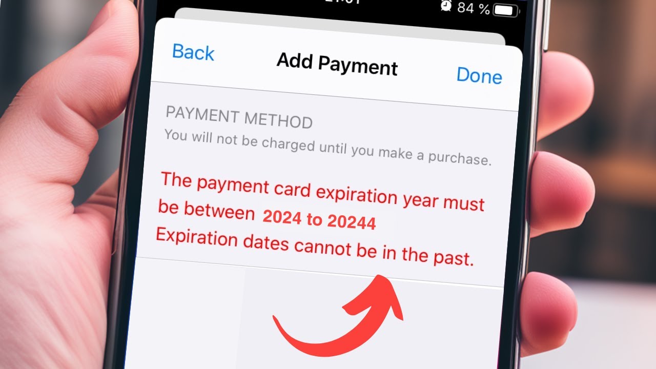 Expiration Date cannot be in past | Apple ID | Apple Pay | iPhone | iPad | Debit | Credit Card Fixed смотреть онлайн