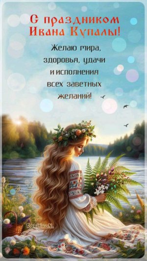 🎉🤗С ПРАЗДНИКОМ ИВАНА КУПАЛЫ🤗🎉