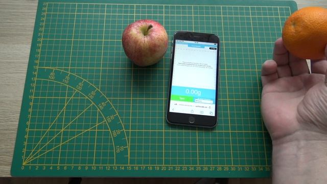 Эксперимент, взвешиваем фрукты на iPhone 6S Plus! смотреть онлайн